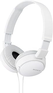 Sony MDR-ZX110A On Ear Stereo Wired Headphones (White), Without Mic