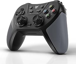 EvoFox One S Universal 3-Mode Wireless Gaming Controller, HallSense™ Precision Joysticks, Bluetooth 5.0, 2.4GHz, Fast Type-C Charging for PC, Mobile, Android TV, PS4 & Console Gaming - Black